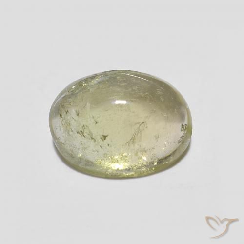 1.86ct 天然 ミディアムイエローグリーン トルマリン, 楕円形, 透明