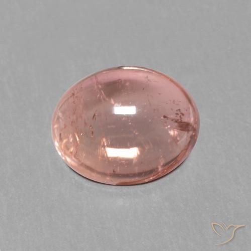 0.98ct 天然 ローズピンク トルマリン, 楕円形, 透明