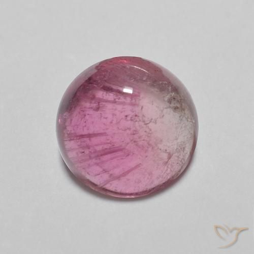 1.15ct 天然 ミディアムピンク トルマリン, ラウンド, 透明