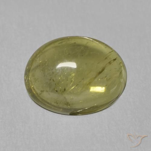 1.22ct 天然 ミディアムグリーン トルマリン, 楕円形, 透明