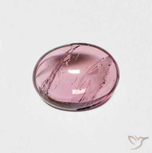 1.36ct 天然 ピンクがかったパープル トルマリン, 楕円形, 透明