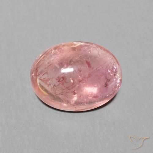 1.63ct 天然 ミディアムピンク トルマリン, 楕円形, 透明