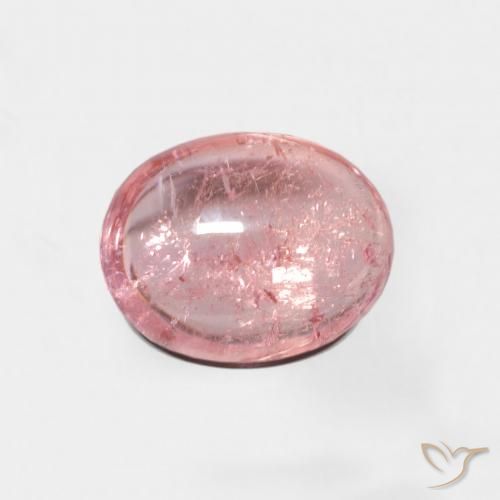 2.14ct 天然 ミディアムピンク トルマリン, 楕円形, 透明