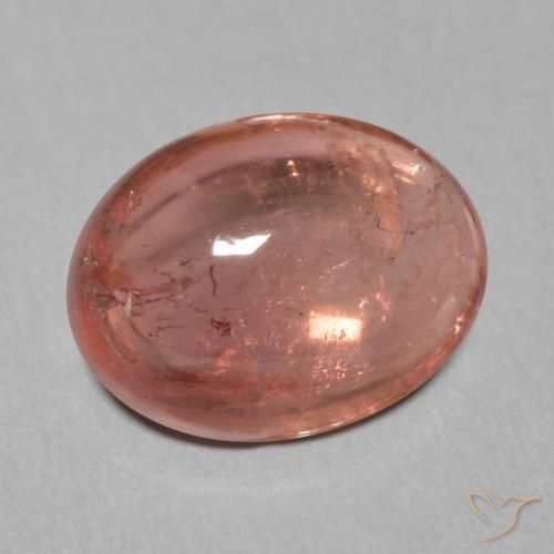 2.27ct 天然 ミディアムレッド トルマリン, 楕円形, 透明