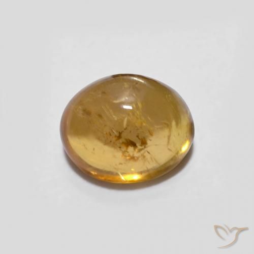 0.78ct 天然 ゴールド トルマリン, 楕円形, 透明