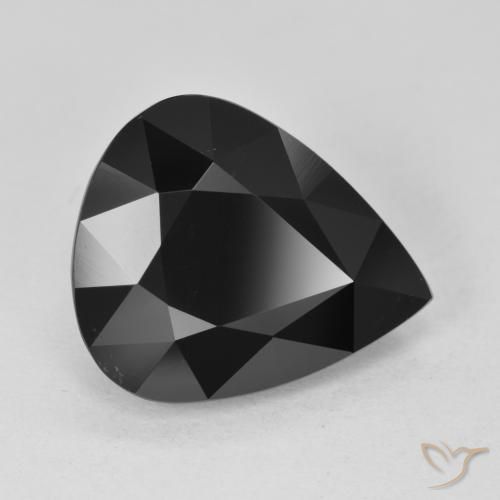 7.95ct 天然 ショール トルマリン, 洋梨の形, オペーク
