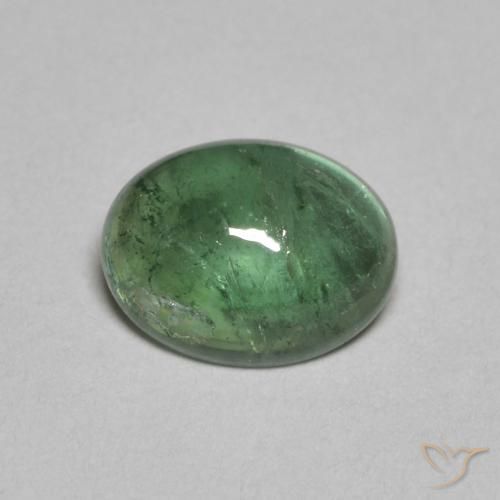 1.28ct 天然 ライトグリーン トルマリン, 楕円形, 透明
