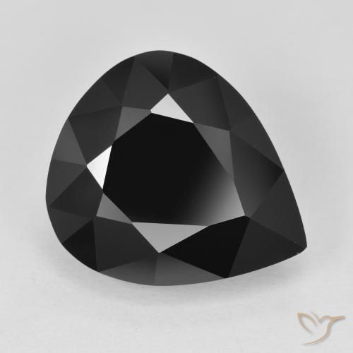 11.01ct 天然 ショール トルマリン, 洋梨の形, オペーク