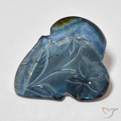 8.15ct 天然 濃い紺 トルマリン, ファンシー, 透明