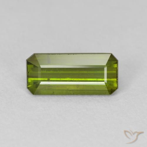 2.07ct 天然 フォレストグリーン トルマリン, エメラルドカット, VS-SI
