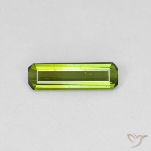 0.83ct 天然 フォレストグリーン トルマリン, エメラルドカット, VVS-VS