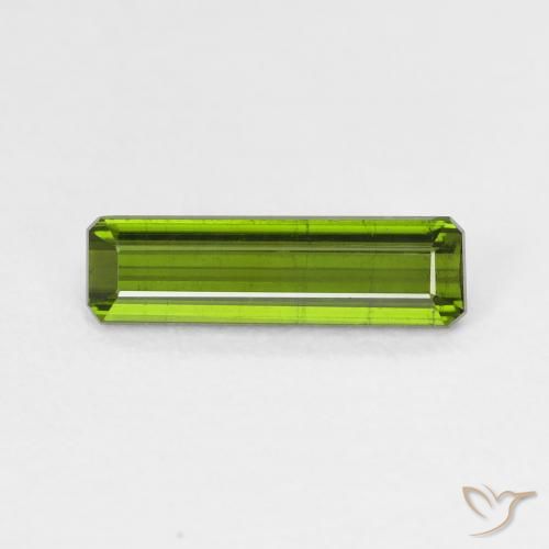 1.33ct 天然 フォレストグリーン トルマリン, エメラルドカット, VVS-VS