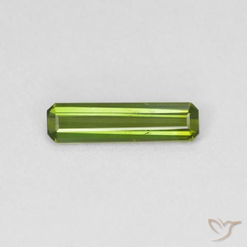 0.69ct 天然 フォレストグリーン トルマリン, エメラルドカット, VVS-VS