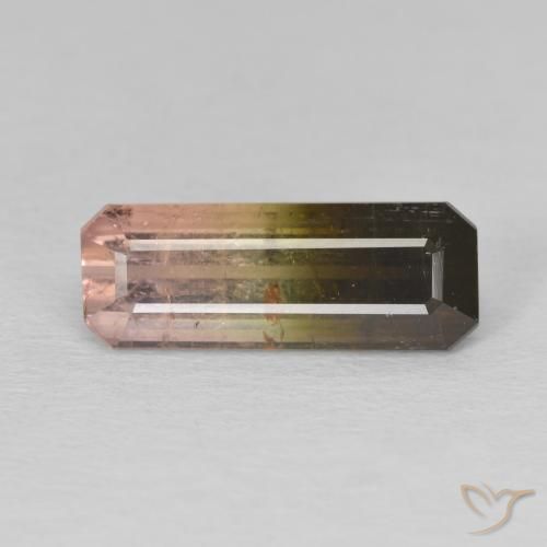 3.78カラット ルース オクタゴン カット トルマリン、15.1 x 5.7 mm モザンビーク産, Photo A