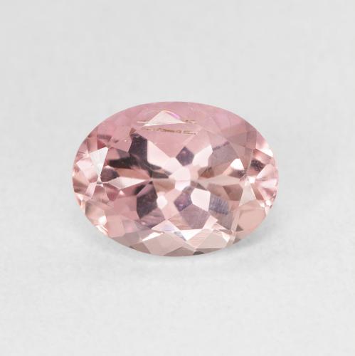 1.44ct 天然 ライトピンク トルマリン, 楕円形, VS-SI