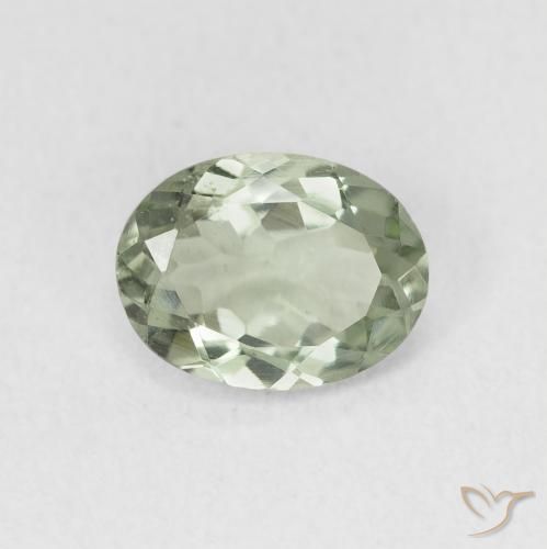 1.32ct 天然 薄いフォレストグリーン トルマリン, 楕円形, VS