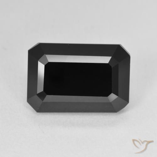 6.77ct 天然 ショール トルマリン, エメラルドカット, オペーク