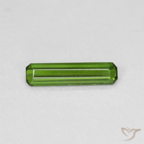 0.59ct 天然 海藻グリーン トルマリン, エメラルドカット, VS