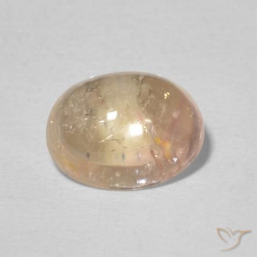2.13ct 天然 サーモンピンク トルマリン, 楕円形, 透明