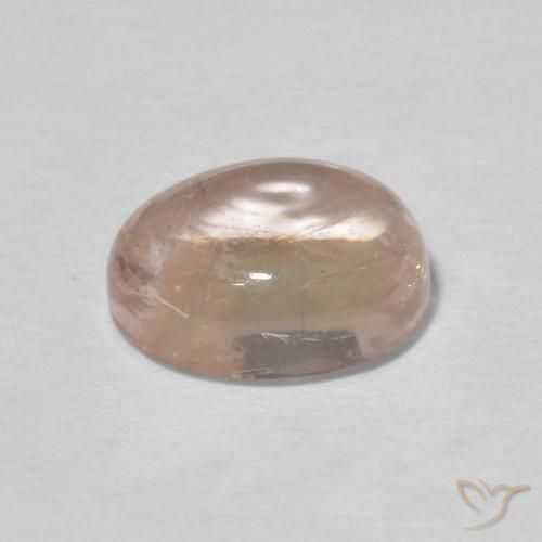 2.25カラットの天然Medium Light-Pinkトルマリン、楕円形、透明