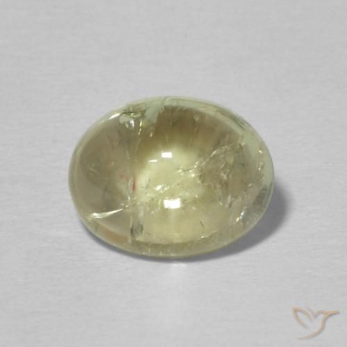 1.99ct 天然 薄いライムグリーン トルマリン, 楕円形, 透明
