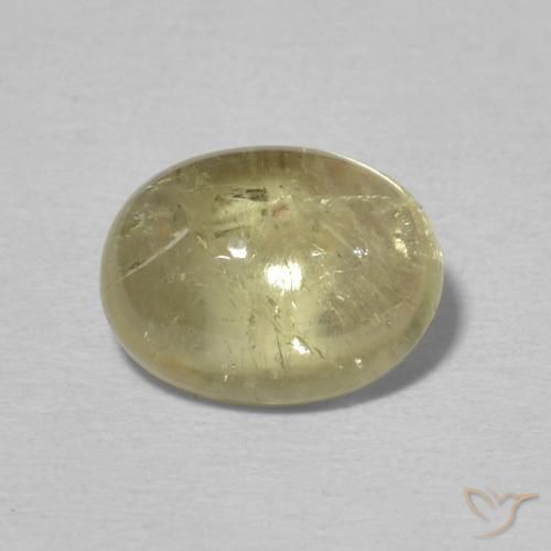 2.29ct 天然 ライトイエロー トルマリン, 楕円形, 透明
