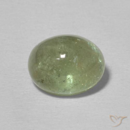2.40ct 天然 薄いアースグリーン トルマリン, 楕円形, 透明