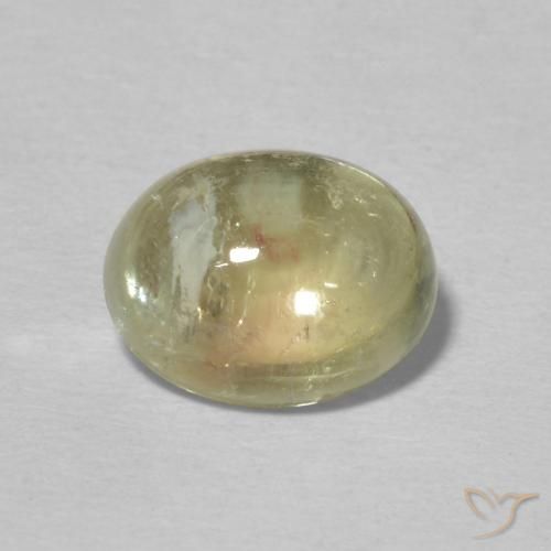 2.44ct 天然 黄みがかったグリーン トルマリン, 楕円形, 透明