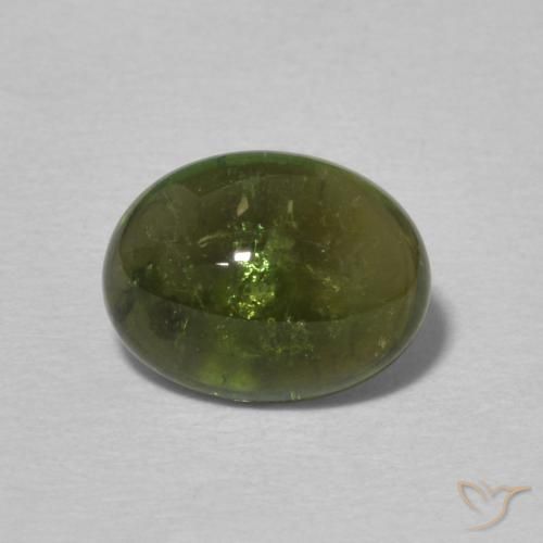 1.75ct 天然 ミディアムグリーン トルマリン, 楕円形, 透明