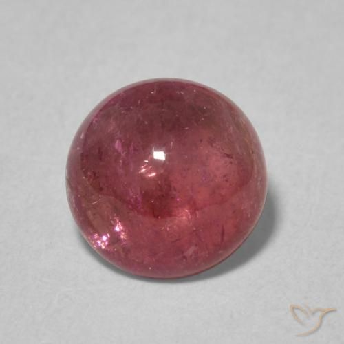 1.46ct 天然 オレンジがかったピンク トルマリン, ラウンド, 透明