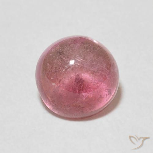 1.05ct 天然 ディープピンク トルマリン, ラウンド, 透明