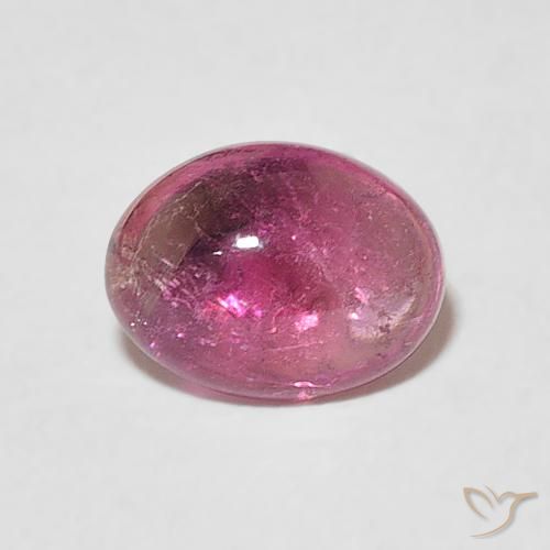 1.26ct 天然 フルーツパンチレッド トルマリン, 楕円形, 透明
