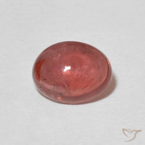 1.37ct 天然 ラズベリーピンク トルマリン, 楕円形, 透明