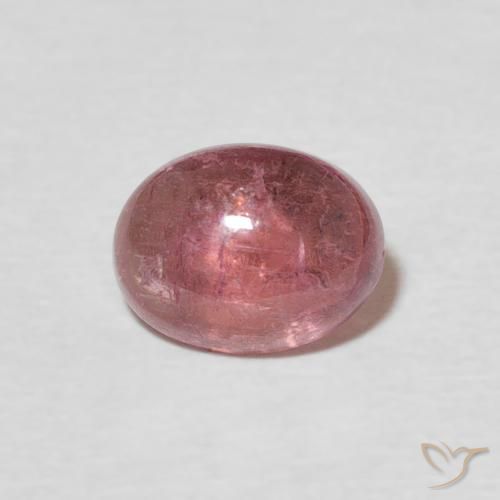 1.37ct 天然 Medium Dark-Pink トルマリン, 楕円形, 透明