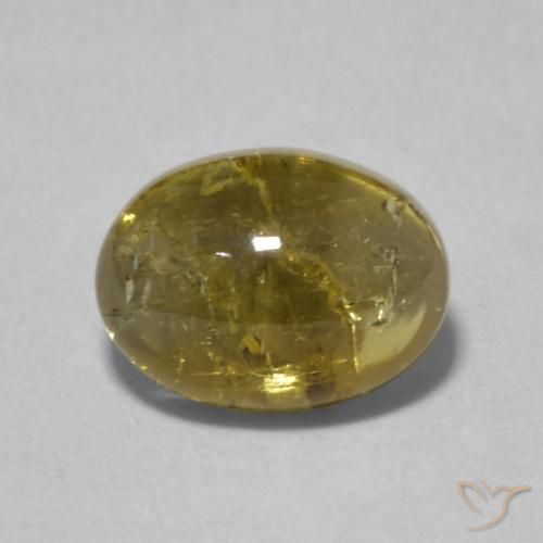 1.63ct 天然 ゴールド トルマリン, 楕円形, 透明