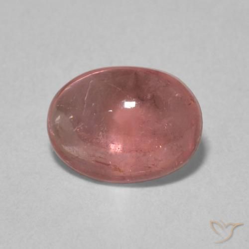 1.23ct 天然 フルーツパンチレッド トルマリン, 楕円形, 透明