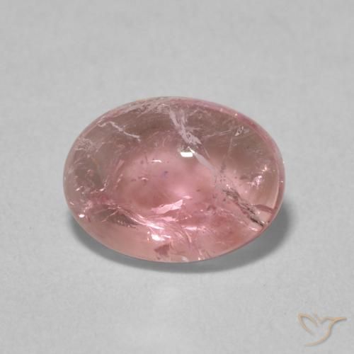 1.12ct 天然 バブルガムピンクトーン トルマリン, 楕円形, 透明