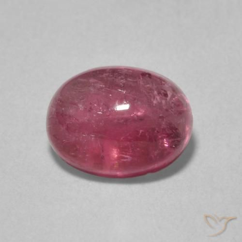 1.36ct 天然 ミディアムパープル トルマリン, 楕円形, 透明
