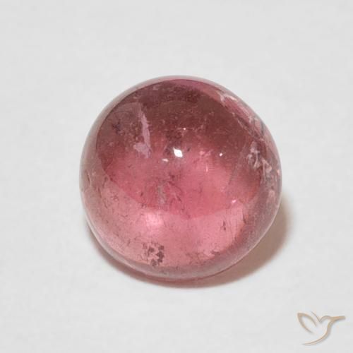 1.66ct 天然 ミディアムピンク トルマリン, ラウンド, 透明