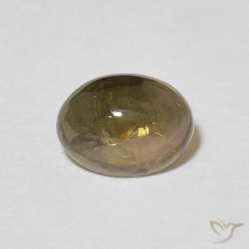 1.31ct 天然 ライトブラウン トルマリン, 楕円形, 透明