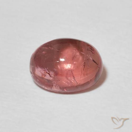 1.45ct 天然 ミディアムピンク トルマリン, 楕円形, 透明