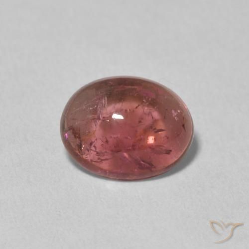 1.60ct 天然 ディープレッド トルマリン, 楕円形, 透明