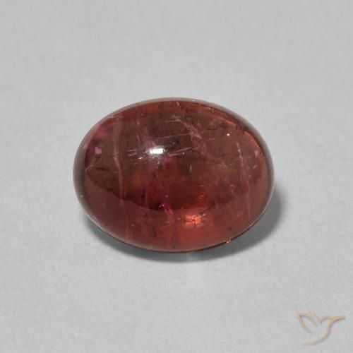 2.31ct 天然 ダークレッド トルマリン, 楕円形, 透明