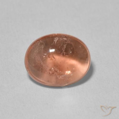 1.89ct 天然 オレンジがかったピンク トルマリン, 楕円形, 透明