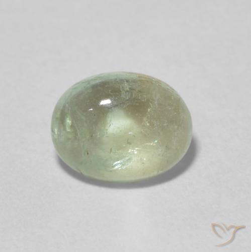 1.52ct 天然 ライトグリーン トルマリン, 楕円形, 透明