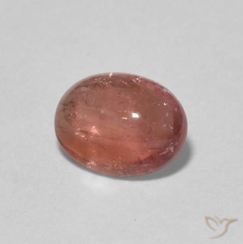1.28カラットの天然Medium Dark-Pinkトルマリン、楕円形、透明
