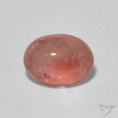 1.51ct 天然 ローズウッドピンク トルマリン, 楕円形, 透明