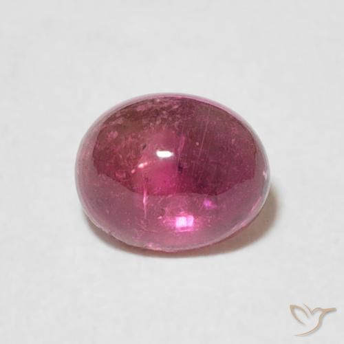 0.79ct 天然 赤みがかったパープル トルマリン, 楕円形, 透明