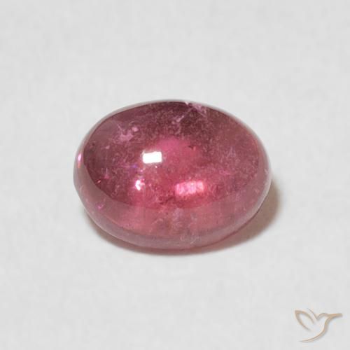 0.89ct 天然 赤みがかったパープル トルマリン, 楕円形, 透明