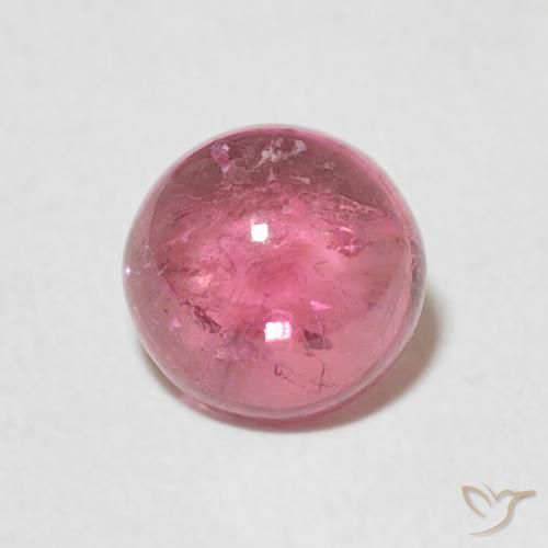 1.26ct 天然 ミディアムピンク トルマリン, ラウンド, 透明